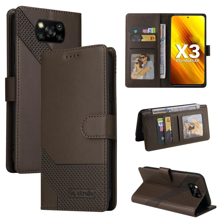 GQUTROBE Skin Feel Magnetic Leather Phone Case, For Xiaomi Redmi Note 9 / 10X 4G, For Xiaomi Redmi Note 11 Pro, For Xiaomi Mi 10 Lite, For Xiaomi Mi 11 Lite, For Xiaomi Poco F3, For Xiaomi Poco X3 NFC, For Xiaomi Mi 10T Lite, For Xiaomi Mi 10T Pro     ...