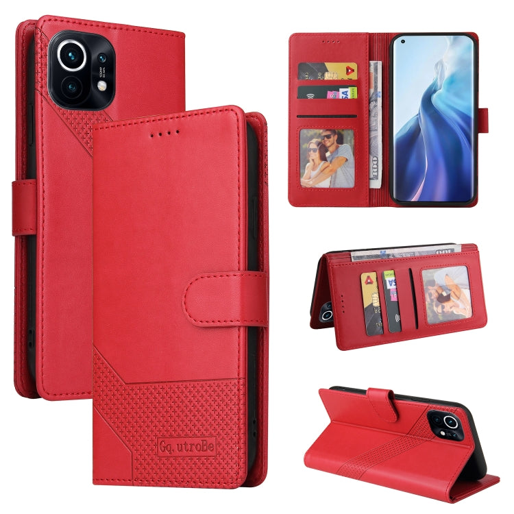 GQUTROBE Skin Feel Magnetic Leather Phone Case, For Xiaomi Redmi Note 9 / 10X 4G, For Xiaomi Redmi Note 11 Pro, For Xiaomi Mi 10 Lite, For Xiaomi Mi 11 Lite, For Xiaomi Poco F3, For Xiaomi Poco X3 NFC, For Xiaomi Mi 10T Lite, For Xiaomi Mi 10T Pro     ...