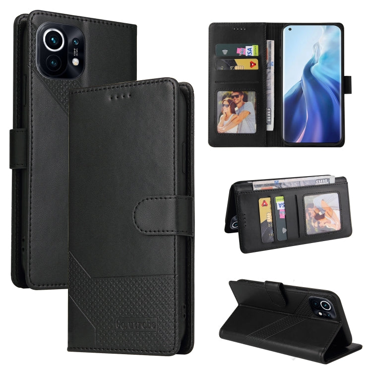 GQUTROBE Skin Feel Magnetic Leather Phone Case, For Xiaomi Redmi Note 9 / 10X 4G, For Xiaomi Redmi Note 11 Pro, For Xiaomi Mi 10 Lite, For Xiaomi Mi 11 Lite, For Xiaomi Poco F3, For Xiaomi Poco X3 NFC, For Xiaomi Mi 10T Lite, For Xiaomi Mi 10T Pro     ...