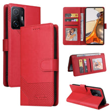 Load image into Gallery viewer, GQUTROBE Skin Feel Magnetic Leather Phone Case, For Xiaomi 11T / 11T Pro