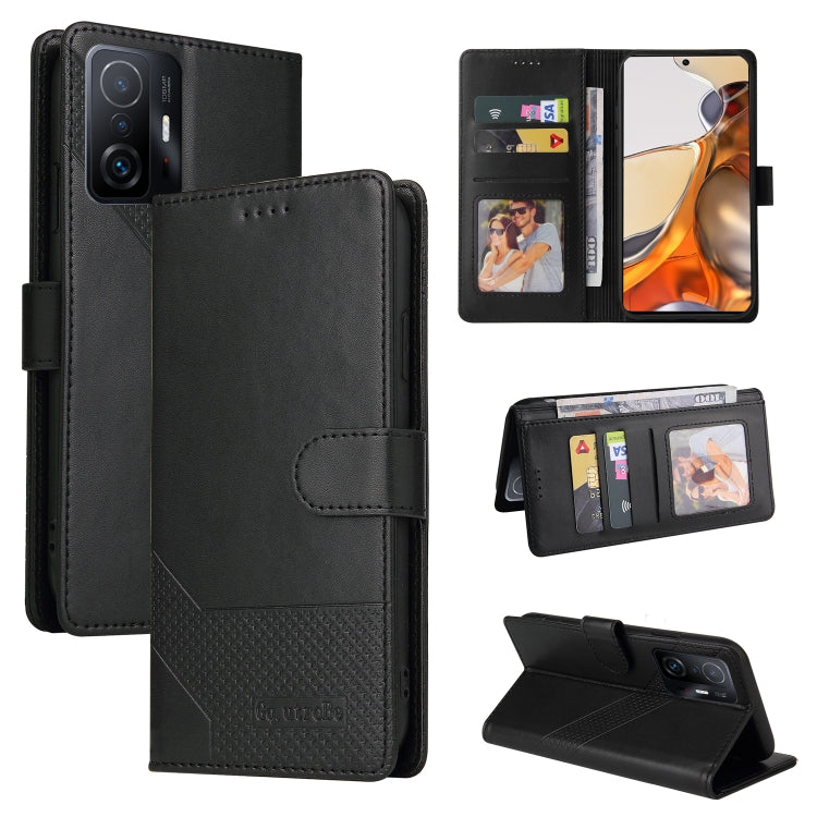 GQUTROBE Skin Feel Magnetic Leather Phone Case, For Xiaomi 11T / 11T Pro