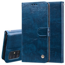 Load image into Gallery viewer, Business Style Oil Wax Texture Horizontal Flip Leather Case, with Holder &amp; Card Slots &amp; Wallet, For Samsung Galaxy A01, For Samsung Galaxy A51, For Samsung Galaxy A71, For Samsung Galaxy A81 / Note 10 Lite, For Samsung Galaxy A91 / S10 Lite            ...