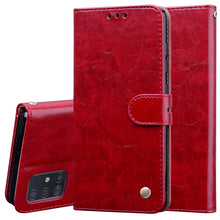 Load image into Gallery viewer, Business Style Oil Wax Texture Horizontal Flip Leather Case, with Holder &amp; Card Slots &amp; Wallet, For Samsung Galaxy A01, For Samsung Galaxy A51, For Samsung Galaxy A71, For Samsung Galaxy A81 / Note 10 Lite, For Samsung Galaxy A91 / S10 Lite            ...