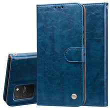 Load image into Gallery viewer, Business Style Oil Wax Texture Horizontal Flip Leather Case, with Holder &amp; Card Slots &amp; Wallet, For Samsung Galaxy A01, For Samsung Galaxy A51, For Samsung Galaxy A71, For Samsung Galaxy A81 / Note 10 Lite, For Samsung Galaxy A91 / S10 Lite            ...