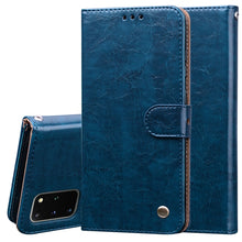 Load image into Gallery viewer, Business Style Oil Wax Texture Horizontal Flip Leather Case, with Holder &amp; Card Slots &amp; Wallet, For Samsung Galaxy A01, For Samsung Galaxy A51, For Samsung Galaxy A71, For Samsung Galaxy A81 / Note 10 Lite, For Samsung Galaxy A91 / S10 Lite            ...