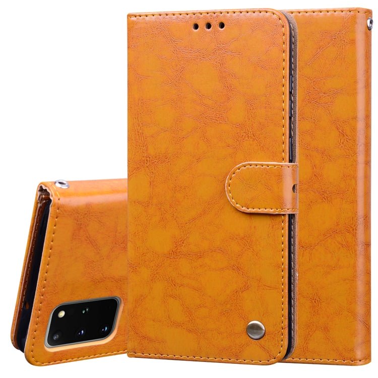 Business Style Oil Wax Texture Horizontal Flip Leather Case, with Holder & Card Slots & Wallet, For Samsung Galaxy A01, For Samsung Galaxy A51, For Samsung Galaxy A71, For Samsung Galaxy A81 / Note 10 Lite, For Samsung Galaxy A91 / S10 Lite            ...