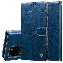 Load image into Gallery viewer, Business Style Oil Wax Texture Horizontal Flip Leather Case, with Holder &amp; Card Slots &amp; Wallet, For Samsung Galaxy A01, For Samsung Galaxy A51, For Samsung Galaxy A71, For Samsung Galaxy A81 / Note 10 Lite, For Samsung Galaxy A91 / S10 Lite            ...