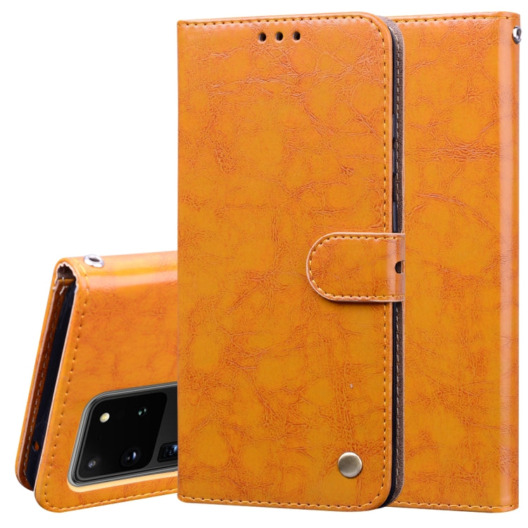 Business Style Oil Wax Texture Horizontal Flip Leather Case, with Holder & Card Slots & Wallet, For Samsung Galaxy A01, For Samsung Galaxy A51, For Samsung Galaxy A71, For Samsung Galaxy A81 / Note 10 Lite, For Samsung Galaxy A91 / S10 Lite            ...