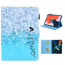 Load image into Gallery viewer, For iPad Pro 11 (2020) &amp; (2018) Painted Pattern Tablet PC Protective Leather Case with Bracket &amp; Card Slot &amp; Photo Holder, Beach, Fantasy Butterfly, Beautiful Bubbles, Never Stop, Beautiful Starry Sky, Two Black Cats, Sparkling Sand, Golden Butterfly  ...