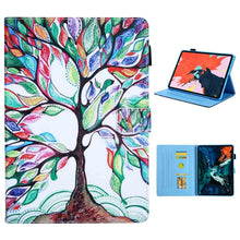 Load image into Gallery viewer, For iPad Pro 11 (2020) &amp; (2018) Painted Pattern Tablet PC Protective Leather Case with Bracket &amp; Card Slot &amp; Photo Holder, Beach, Fantasy Butterfly, Beautiful Bubbles, Never Stop, Beautiful Starry Sky, Two Black Cats, Sparkling Sand, Golden Butterfly  ...