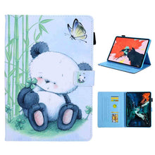 Load image into Gallery viewer, For iPad Pro 11 (2020) &amp; (2018) Painted Pattern Tablet PC Protective Leather Case with Bracket &amp; Card Slot &amp; Photo Holder, Beach, Fantasy Butterfly, Beautiful Bubbles, Never Stop, Beautiful Starry Sky, Two Black Cats, Sparkling Sand, Golden Butterfly  ...