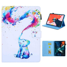 Load image into Gallery viewer, For iPad Pro 11 (2020) &amp; (2018) Painted Pattern Tablet PC Protective Leather Case with Bracket &amp; Card Slot &amp; Photo Holder, Beach, Fantasy Butterfly, Beautiful Bubbles, Never Stop, Beautiful Starry Sky, Two Black Cats, Sparkling Sand, Golden Butterfly  ...