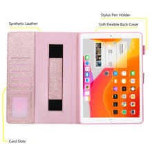 Load image into Gallery viewer, For iPad Pro 11 (2020) &amp; (2018) Small Metal Button Magnetic Attraction Tablet PC Protective Leather Case with Deformable Bracket &amp; Handle &amp; Card Slots &amp; Pen Slot &amp; Sleep / Wake-up Function