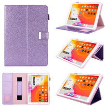Load image into Gallery viewer, For iPad Pro 11 (2020) &amp; (2018) Small Metal Button Magnetic Attraction Tablet PC Protective Leather Case with Deformable Bracket &amp; Handle &amp; Card Slots &amp; Pen Slot &amp; Sleep / Wake-up Function