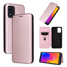 Load image into Gallery viewer, Carbon Fiber Texture Flip Leather Phone Case, For Alcatel 1B 2022, For Asus Zenfone 9, For Motorola Moto G32, For Samsung Galaxy Z Fold4, For Xiaomi Redmi K50 Ultra, For OnePlus 10T 5G