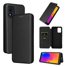 Load image into Gallery viewer, Carbon Fiber Texture Flip Leather Phone Case, For Alcatel 1B 2022, For Asus Zenfone 9, For Motorola Moto G32, For Samsung Galaxy Z Fold4, For Xiaomi Redmi K50 Ultra, For OnePlus 10T 5G