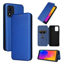 Load image into Gallery viewer, Carbon Fiber Texture Flip Leather Phone Case, For Alcatel 1B 2022, For Asus Zenfone 9, For Motorola Moto G32, For Samsung Galaxy Z Fold4, For Xiaomi Redmi K50 Ultra, For OnePlus 10T 5G