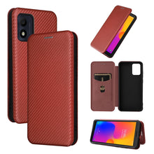 Load image into Gallery viewer, Carbon Fiber Texture Flip Leather Phone Case, For Alcatel 1B 2022, For Asus Zenfone 9, For Motorola Moto G32, For Samsung Galaxy Z Fold4, For Xiaomi Redmi K50 Ultra, For OnePlus 10T 5G