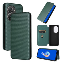 Load image into Gallery viewer, Carbon Fiber Texture Flip Leather Phone Case, For Alcatel 1B 2022, For Asus Zenfone 9, For Motorola Moto G32, For Samsung Galaxy Z Fold4, For Xiaomi Redmi K50 Ultra, For OnePlus 10T 5G