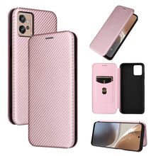 Load image into Gallery viewer, Carbon Fiber Texture Flip Leather Phone Case, For Alcatel 1B 2022, For Asus Zenfone 9, For Motorola Moto G32, For Samsung Galaxy Z Fold4, For Xiaomi Redmi K50 Ultra, For OnePlus 10T 5G