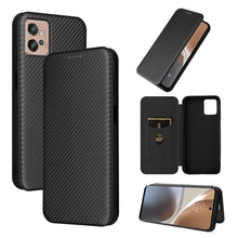 Load image into Gallery viewer, Carbon Fiber Texture Flip Leather Phone Case, For Alcatel 1B 2022, For Asus Zenfone 9, For Motorola Moto G32, For Samsung Galaxy Z Fold4, For Xiaomi Redmi K50 Ultra, For OnePlus 10T 5G