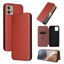 Load image into Gallery viewer, Carbon Fiber Texture Flip Leather Phone Case, For Alcatel 1B 2022, For Asus Zenfone 9, For Motorola Moto G32, For Samsung Galaxy Z Fold4, For Xiaomi Redmi K50 Ultra, For OnePlus 10T 5G