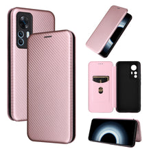 Load image into Gallery viewer, Carbon Fiber Texture Flip Leather Phone Case, For Alcatel 1B 2022, For Asus Zenfone 9, For Motorola Moto G32, For Samsung Galaxy Z Fold4, For Xiaomi Redmi K50 Ultra, For OnePlus 10T 5G