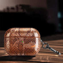 Load image into Gallery viewer, J01 Mesh Snakeskin Headphone Case, For AirPods Pro, For AirPods 3