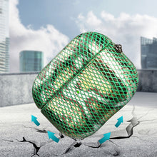 Load image into Gallery viewer, J01 Mesh Snakeskin Headphone Case, For AirPods Pro, For AirPods 3