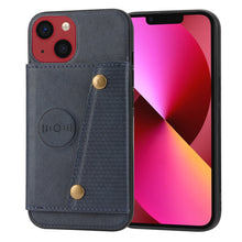 Load image into Gallery viewer, Double Buckle Card Slots PU+TPU Phone Case, For iPhone 14, For iPhone 14 Plus, For iPhone 14 Pro, For iPhone 14 Pro Max