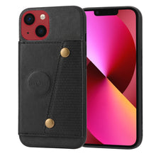 Load image into Gallery viewer, Double Buckle Card Slots PU+TPU Phone Case, For iPhone 14, For iPhone 14 Plus, For iPhone 14 Pro, For iPhone 14 Pro Max