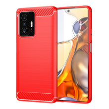Load image into Gallery viewer, Carbon Fiber Brushed Texture TPU Case, For Xiaomi 11T, For Xiaomi 11T Pro, For OPPO A57e, For OPPO A57S