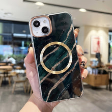 Load image into Gallery viewer, Gilt Marble Magsafe Phone Case, For iPhone 13, For iPhone 12, For iPhone 12 Pro, For iPhone 12 Pro Max, For iPhone 11, For iPhone 11 Pro Max