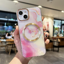 Load image into Gallery viewer, Gilt Marble Magsafe Phone Case, For iPhone 13, For iPhone 12, For iPhone 12 Pro, For iPhone 12 Pro Max, For iPhone 11, For iPhone 11 Pro Max