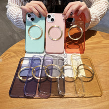 Load image into Gallery viewer, CD Texture MagSafe TPU Phone Case, For iPhone 14, For iPhone 14 Plus, For iPhone 14 Pro, For iPhone 14 Pro Max, For iPhone 13 mini, For iPhone 13