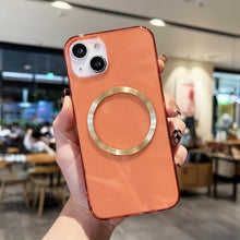 Load image into Gallery viewer, CD Texture MagSafe TPU Phone Case, For iPhone 14, For iPhone 14 Plus, For iPhone 14 Pro, For iPhone 14 Pro Max, For iPhone 13 mini, For iPhone 13