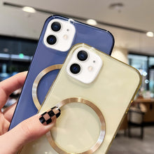 Load image into Gallery viewer, CD Texture MagSafe TPU Phone Case, For iPhone 11, For iPhone 11 Pro, For iPhone 11 Pro Max