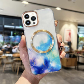 Marble MagSafe Clear Phone Case, For iPhone 14 Pro, For iPhone 14 Pro Max, For iPhone 13, For iPhone 13 Pro, For iPhone 13 Pro Max, For iPhone 12, For iPhone 12 Pro, For iPhone 12 Pro Max, For iPhone 11 Pro Max, For iPhone 11