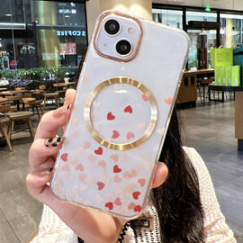 Love Heart MagSafe Phone Case, For iPhone 14, For iPhone 14 Plus, For iPhone 14 Pro, For iPhone 14 Pro Max, For iPhone 13, For iPhone 13 Pro, For iPhone 13 Pro Max, For iPhone 12, For iPhone 12 Pro, For iPhone 12 Pro Max, For iPhone 11                 ...