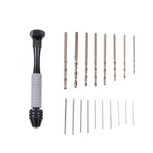 Load image into Gallery viewer, Precision Pin Vise Mini Twist Drill Bits Hand Drill Set, 8009, 8011