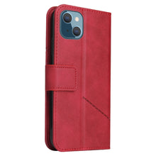 Load image into Gallery viewer, GQUTROBE Right Angle Leather Phone Case, For iPhone 13, For iPhone 13 mini, For iPhone 13 Pro, For iPhone 13 Pro Max, For iPhone 12 mini, For iPhone 12 Pro, For iPhone 12 Pro Max, For iPhone 11