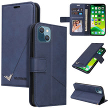 Load image into Gallery viewer, GQUTROBE Right Angle Leather Phone Case, For iPhone 13, For iPhone 13 mini, For iPhone 13 Pro, For iPhone 13 Pro Max, For iPhone 12 mini, For iPhone 12 Pro, For iPhone 12 Pro Max, For iPhone 11