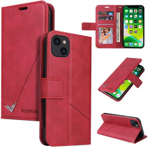 Load image into Gallery viewer, GQUTROBE Right Angle Leather Phone Case, For iPhone 13, For iPhone 13 mini, For iPhone 13 Pro, For iPhone 13 Pro Max, For iPhone 12 mini, For iPhone 12 Pro, For iPhone 12 Pro Max, For iPhone 11