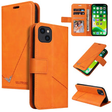 Load image into Gallery viewer, GQUTROBE Right Angle Leather Phone Case, For iPhone 13, For iPhone 13 mini, For iPhone 13 Pro, For iPhone 13 Pro Max, For iPhone 12 mini, For iPhone 12 Pro, For iPhone 12 Pro Max, For iPhone 11