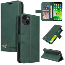 Load image into Gallery viewer, GQUTROBE Right Angle Leather Phone Case, For iPhone 13, For iPhone 13 mini, For iPhone 13 Pro, For iPhone 13 Pro Max, For iPhone 12 mini, For iPhone 12 Pro, For iPhone 12 Pro Max, For iPhone 11