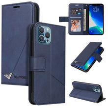 Load image into Gallery viewer, GQUTROBE Right Angle Leather Phone Case, For iPhone 13, For iPhone 13 mini, For iPhone 13 Pro, For iPhone 13 Pro Max, For iPhone 12 mini, For iPhone 12 Pro, For iPhone 12 Pro Max, For iPhone 11