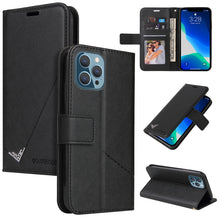 Load image into Gallery viewer, GQUTROBE Right Angle Leather Phone Case, For iPhone 13, For iPhone 13 mini, For iPhone 13 Pro, For iPhone 13 Pro Max, For iPhone 12 mini, For iPhone 12 Pro, For iPhone 12 Pro Max, For iPhone 11