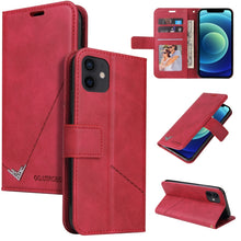 Load image into Gallery viewer, GQUTROBE Right Angle Leather Phone Case, For iPhone 13, For iPhone 13 mini, For iPhone 13 Pro, For iPhone 13 Pro Max, For iPhone 12 mini, For iPhone 12 Pro, For iPhone 12 Pro Max, For iPhone 11