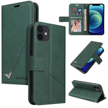 Load image into Gallery viewer, GQUTROBE Right Angle Leather Phone Case, For iPhone 13, For iPhone 13 mini, For iPhone 13 Pro, For iPhone 13 Pro Max, For iPhone 12 mini, For iPhone 12 Pro, For iPhone 12 Pro Max, For iPhone 11