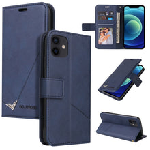 Load image into Gallery viewer, GQUTROBE Right Angle Leather Phone Case, For iPhone 13, For iPhone 13 mini, For iPhone 13 Pro, For iPhone 13 Pro Max, For iPhone 12 mini, For iPhone 12 Pro, For iPhone 12 Pro Max, For iPhone 11